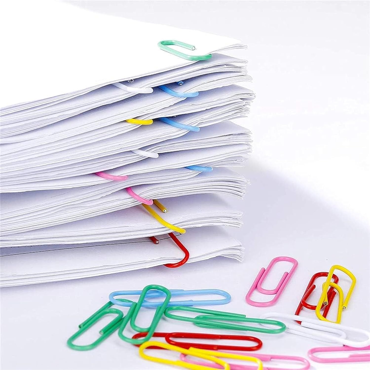 8859 MultiPurpose Assorted Color Coated Paper Clips, Assorted Sizes, Durable & Rustproof, Colored Paper Clips for Paperwork, DIY Work, classify Documents, Bookmark, Snacks Bag Clips, Suitable for Home, School, Office (Approx 28 Pcs) 8859 MultiPurpose Assorted Color Coated Paper Clips, Assorted Sizes, Durable & Rustproof, Colored Paper Clips for Paperwork, DIY Work, classify Documents, Bookmark, Snacks Bag Clips, Suitable for Home, School, Office (Approx 28 Pcs)